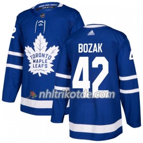 Toronto Maple Leafs Trikot Tyler Bozak 42 Adidas 2017-2018 Blau Authentic - Herren